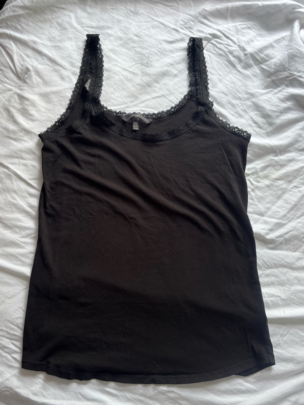 Victoria's Secret Black Lace-Trim Camisole